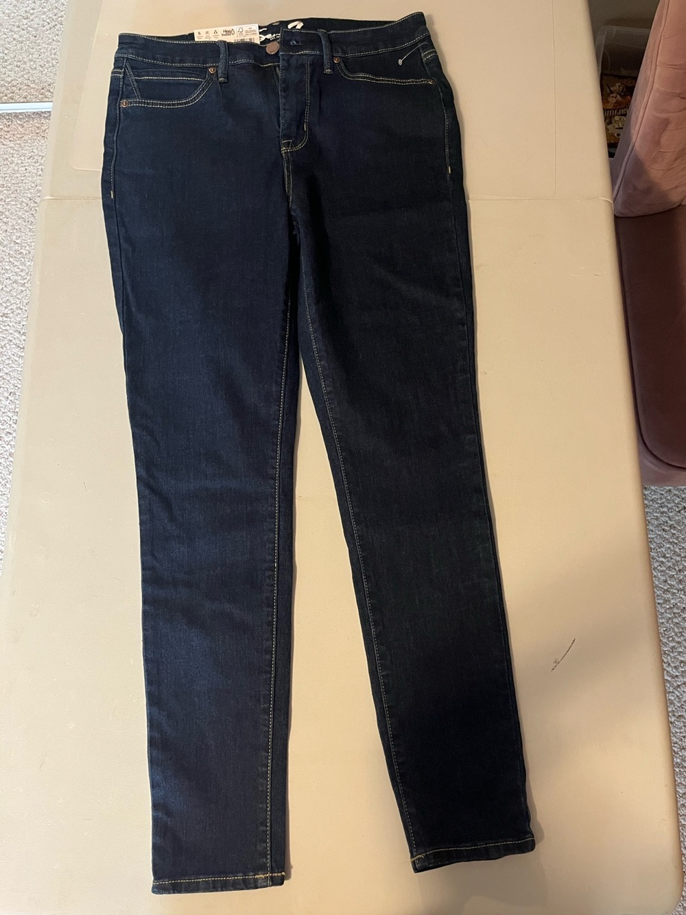NWT Seven7 High Rise Skinny Jeans Dark Wash Size 6